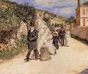 Theodore Robinson The Wedding March Spain oil painting artist
